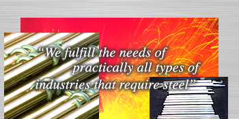 We fulfill the needs of practically all types of industries that require steel